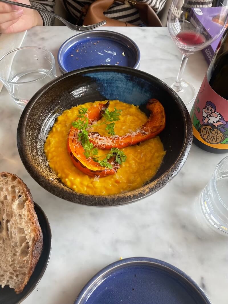 カボチャのリゾット