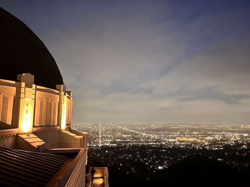 天文台から見たロスの夜景
