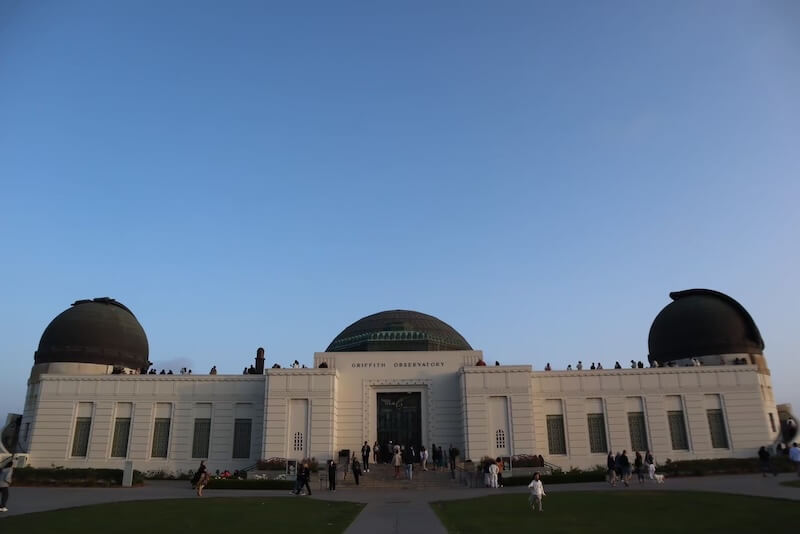 夕方のグリフィス天文台