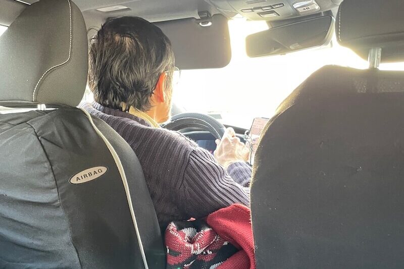 シャルルドゴール空港近くで拾ったタクシー運転手